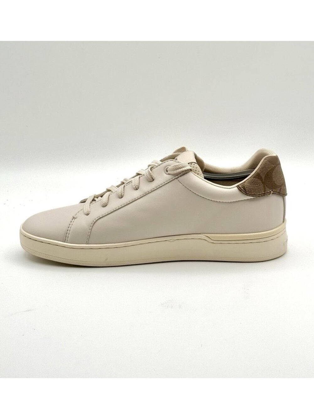 Coach Beige Lace Up Low Top Fashion Sneakers Women's Size 10B - G4966 - Picture 5 of 11